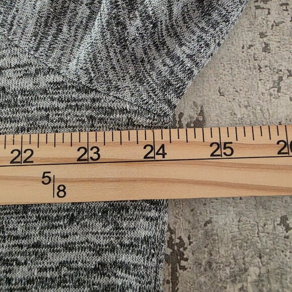 Banana Republic Women's Heather Gray Long-sleeved Tunic Top size XL - Picture 6 of 7